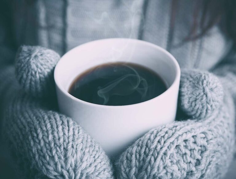 Winter Kaffeetasse