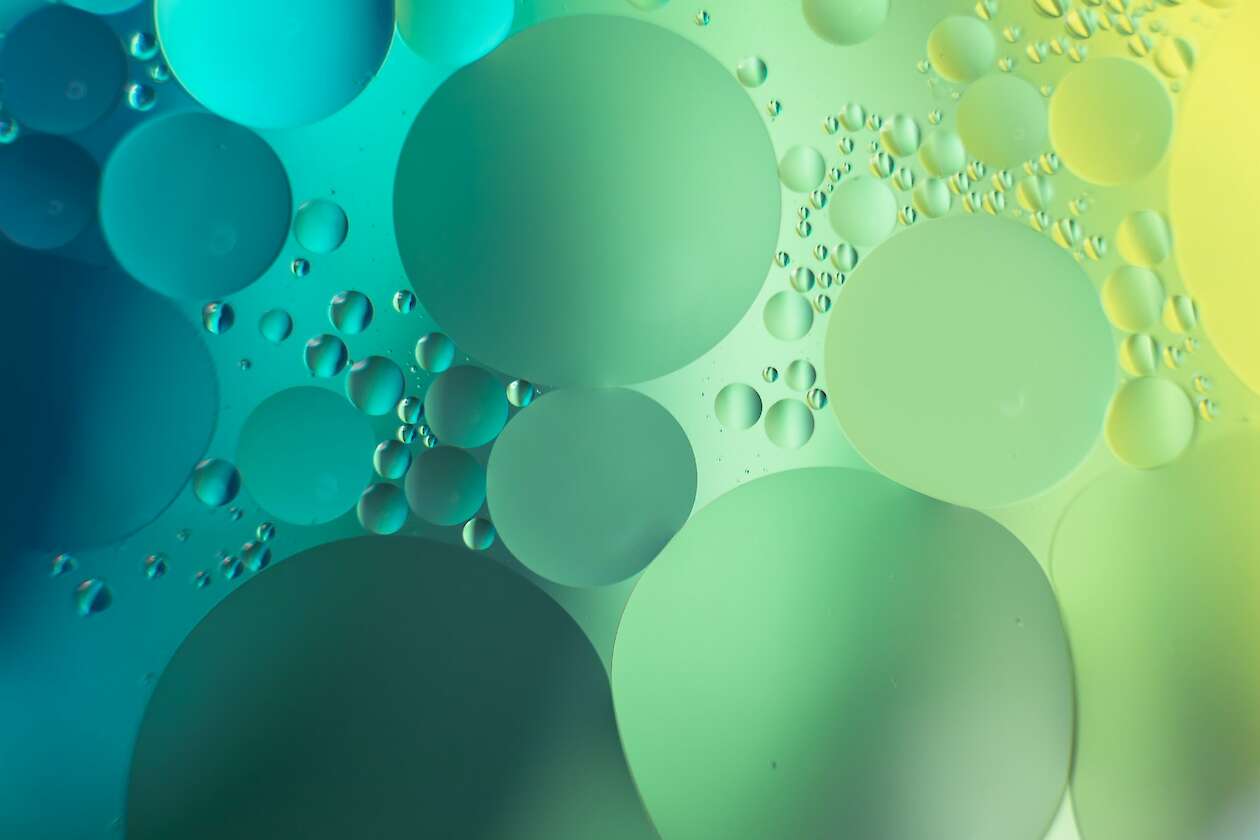 grüne Blasen